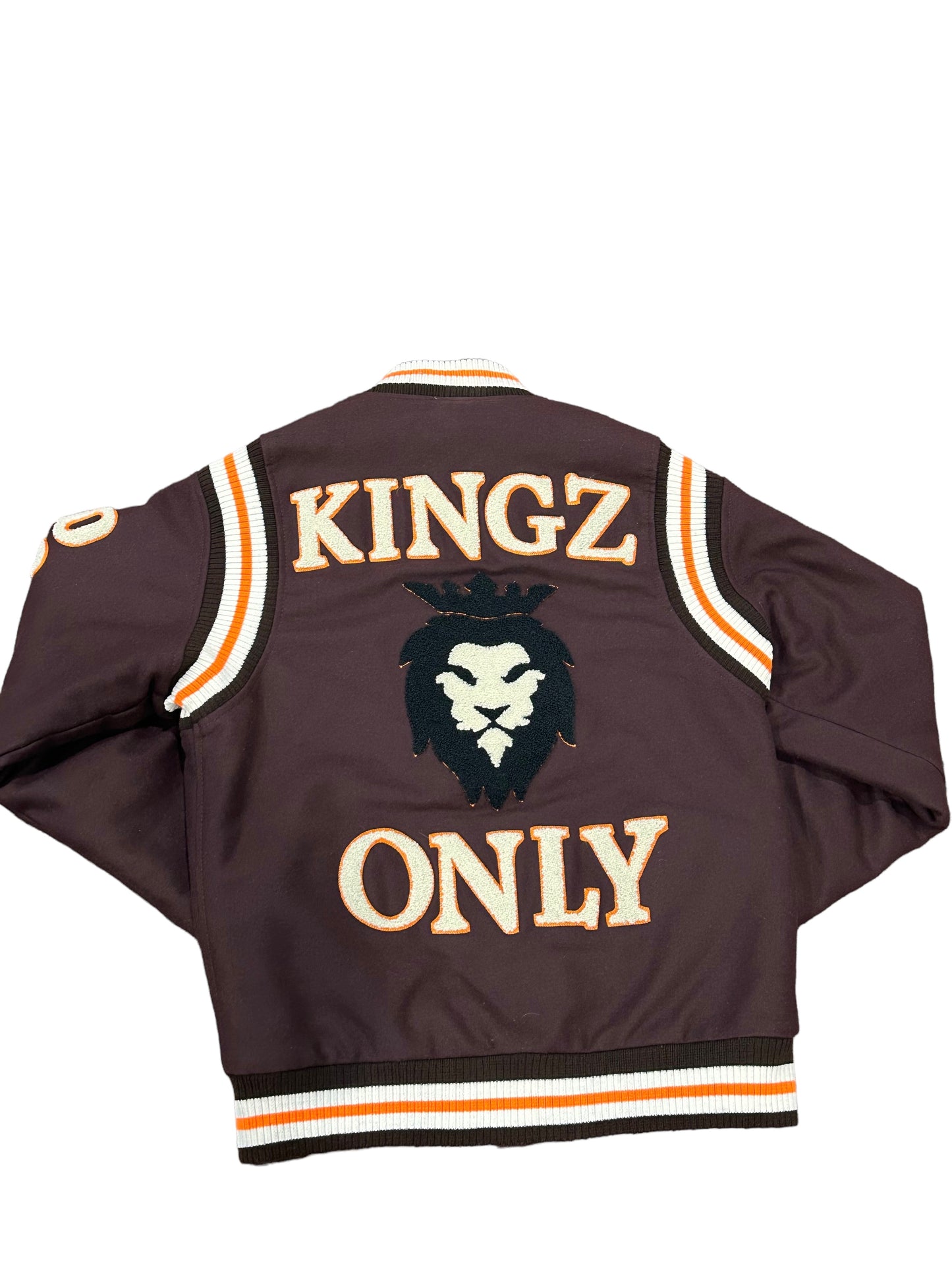 The Browns Kingz Live Forever Varsity Jacket