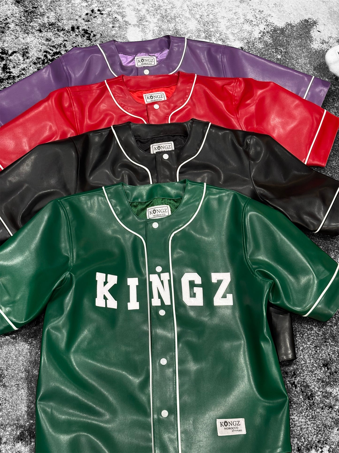 Leather Olive Green Elect of God Jersey
