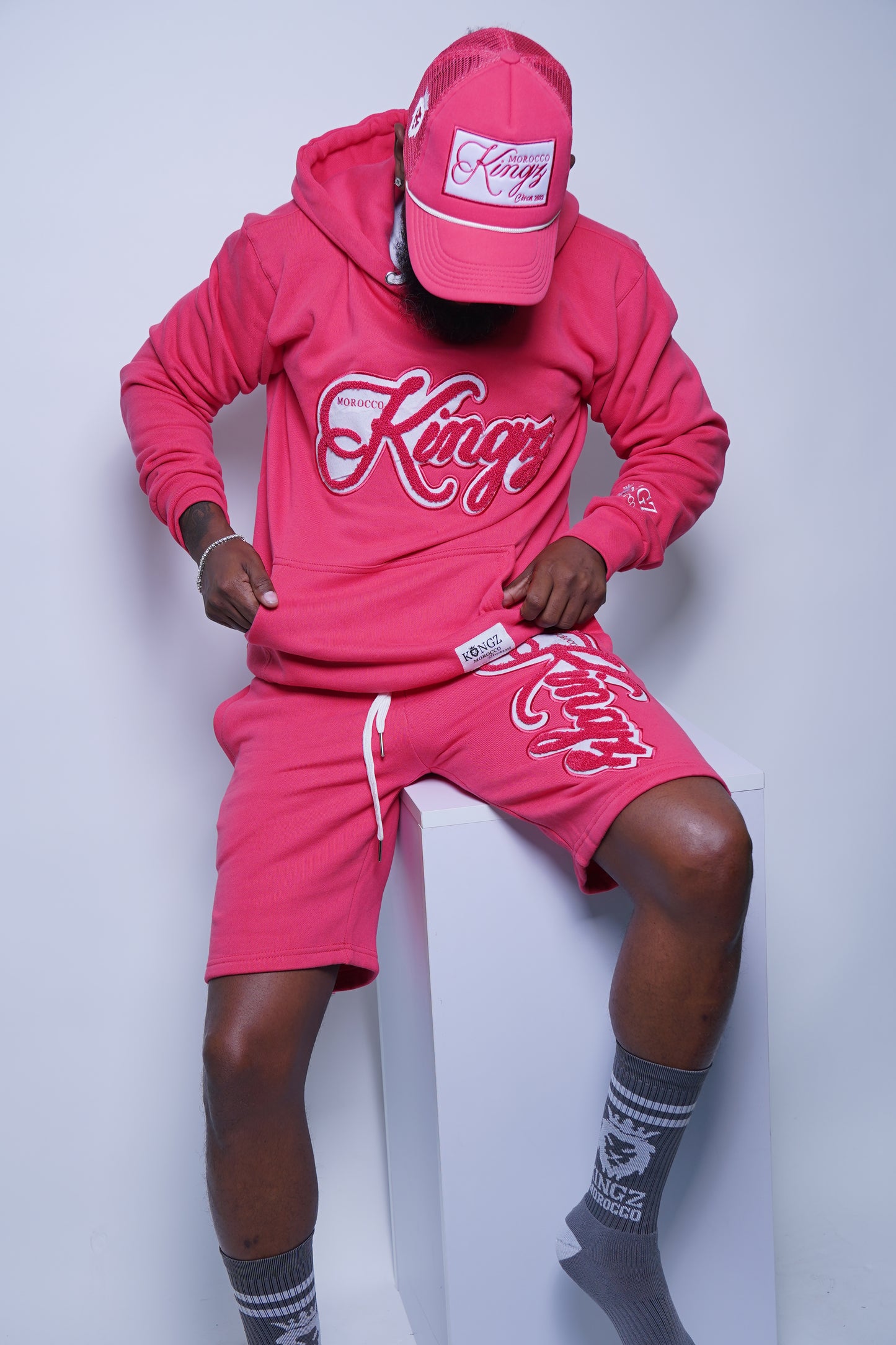 Kingz Salmon Shorts